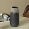 Uniquewise Contemporary Black Table Vase with Dripping Crystal Look and Scalloped Opening Design, 10 Inch QI004358.L - alternate 3